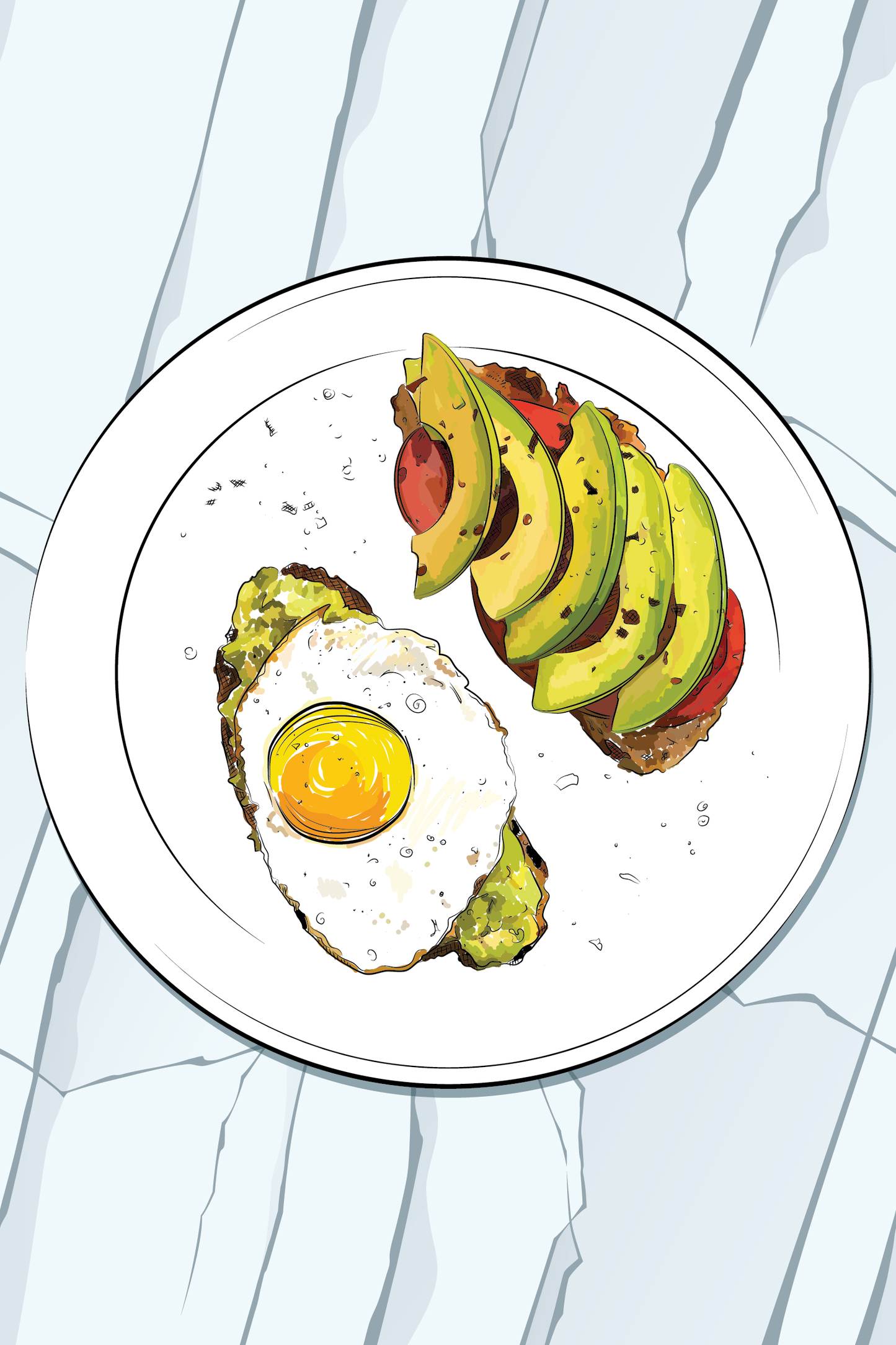 Avocado Toast with Fried Egg